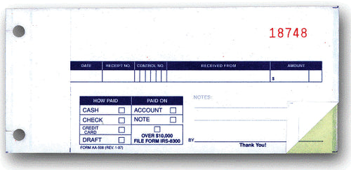 Cash Receipts