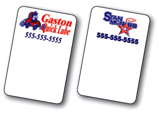Custom Oil Change Stickers for Printing Systems