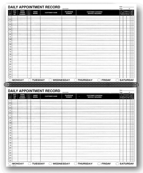 Daily Appointment Book – Coil-Bound’