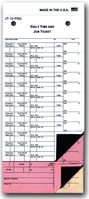 Mechanics Time Sheets
