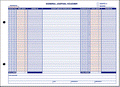 General journal voucher for ERA and VIM accounting systems, 11x8.5 inches, compatible with R&R forms