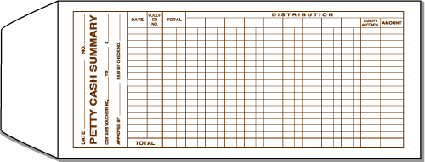 Petty Cash Envelope