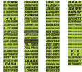 Windshield Signs for Car Dealer Sales
