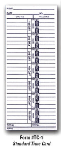Time Cards for Time and Attendance Management