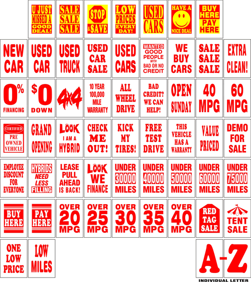 Under The Hood Signs