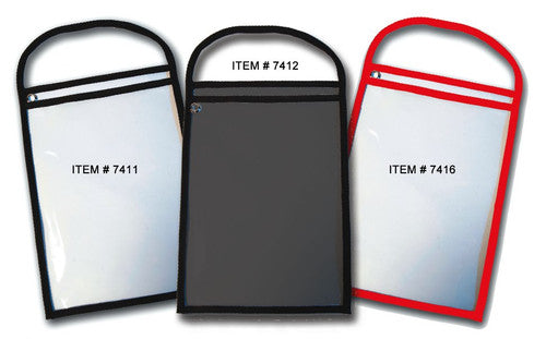 Repair order holder for auto dealers, 11x13 work ticket holder with clear front